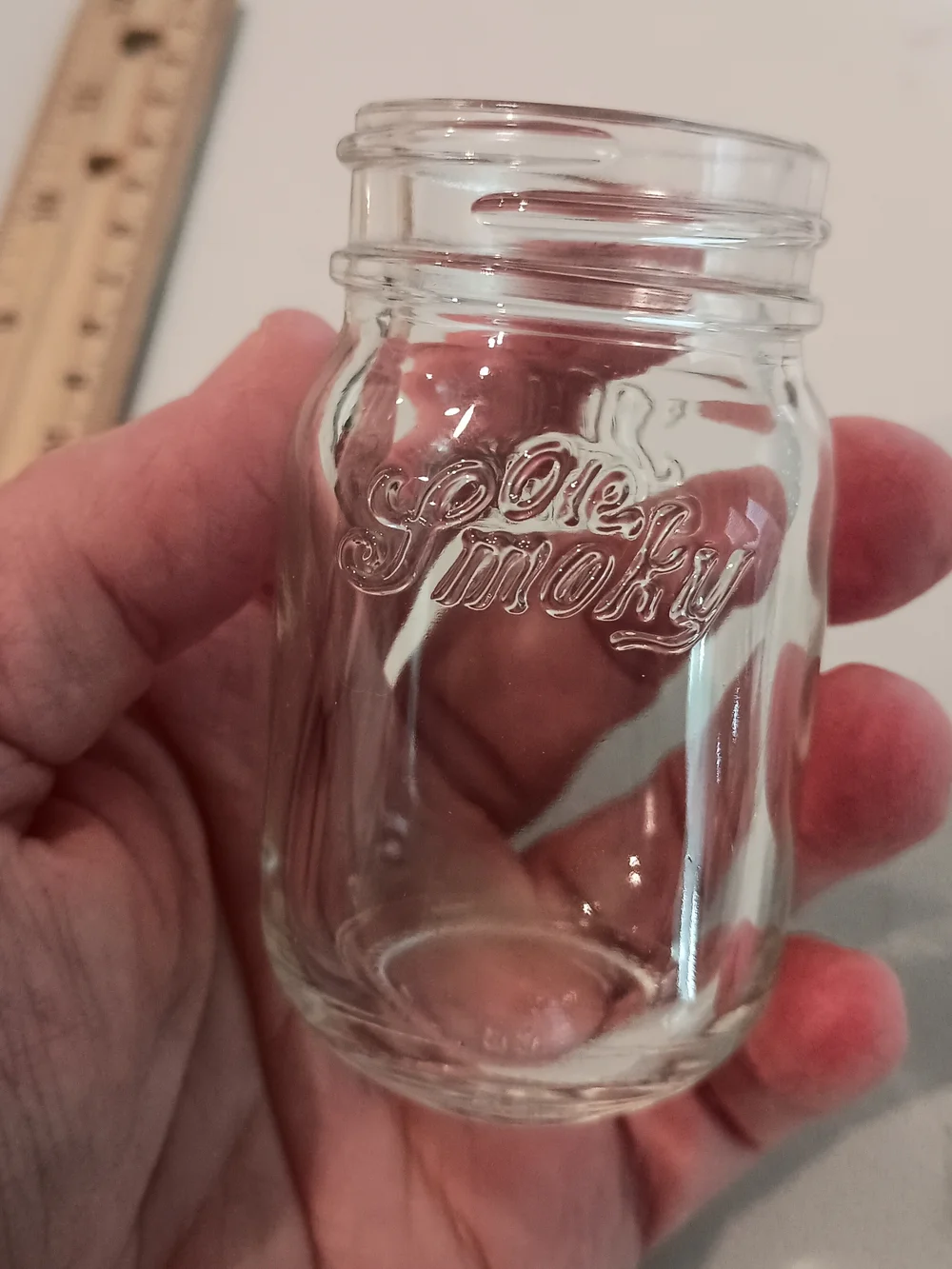 Set Of 2 Pre-Owned Ole Smoky Moonshine Mason Jars Shot Glasses * 2 Oz. Each Vase